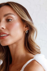 Charis Double Hoops Gold