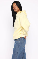 Stay Lifted Oversized Hoodie Lemon