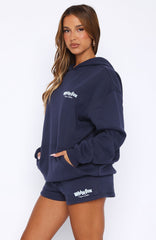 High Above Oversized Hoodie Navy