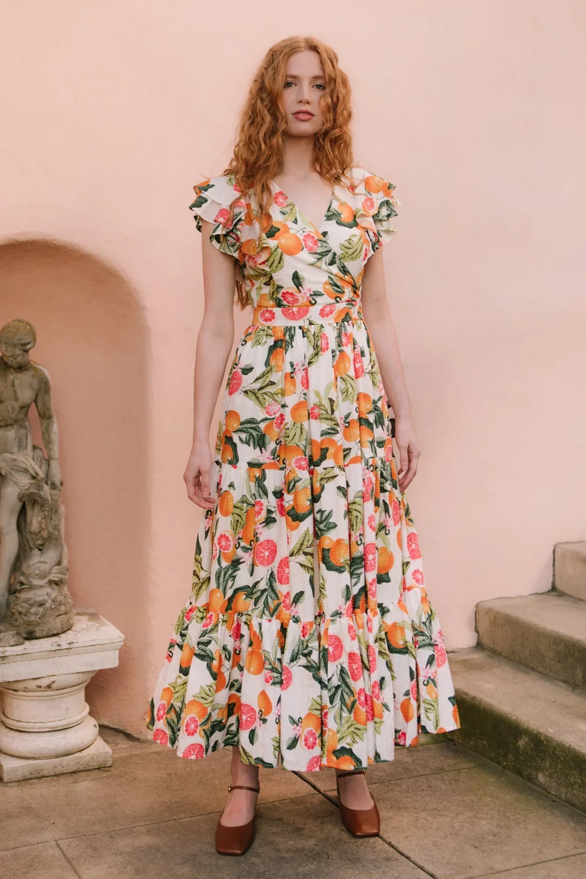 Trixie Dress in Citrus