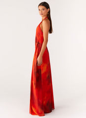 So Chic Maxi Dress - Scarlet Blur
